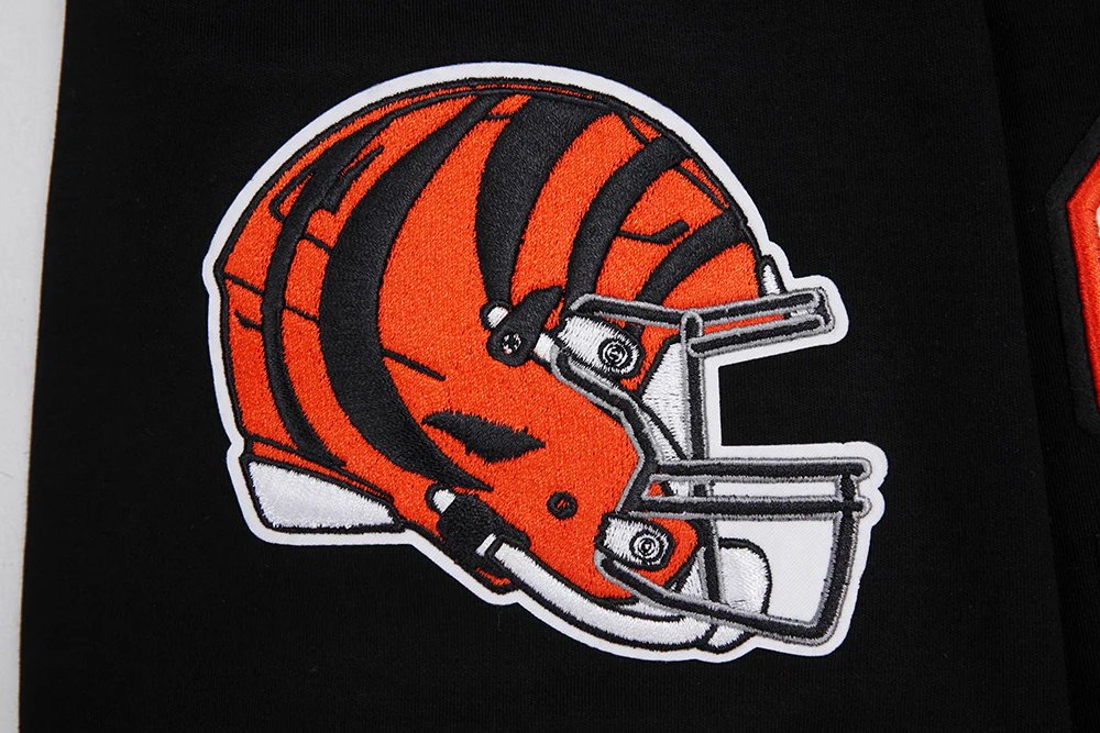 NFL CINCINNATI BENGALS JOE BURROW #9 MEN'S TEE (BLACK/ORANGE) - Image 6
