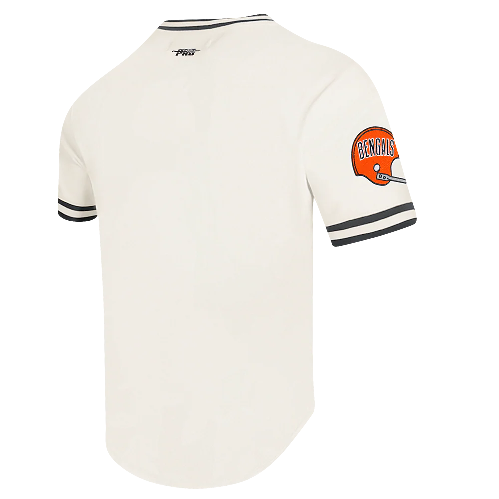 NFL CINCINNATI BENGALS RETRO CLASSIC MEN'S TEE (EGGSHELL/ BLACK) - Image 4