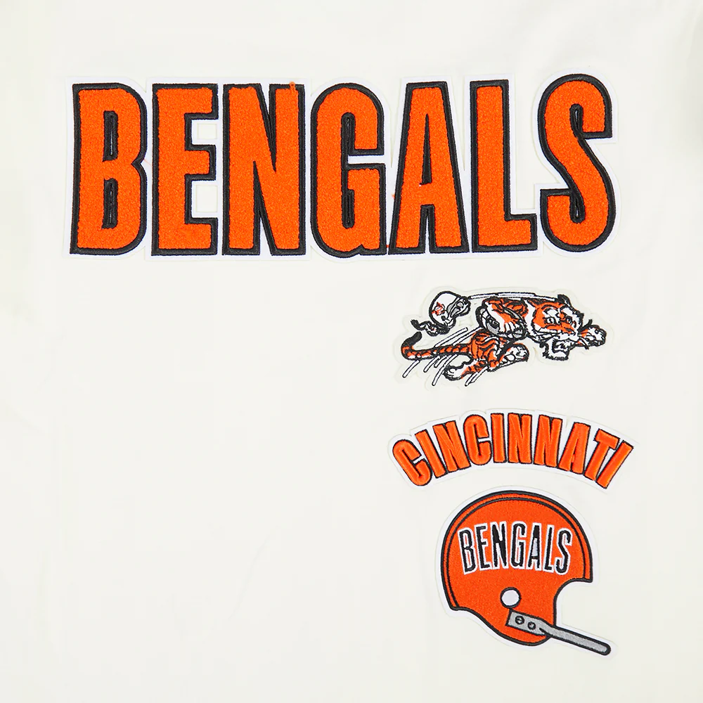 NFL CINCINNATI BENGALS RETRO CLASSIC MEN'S TEE (EGGSHELL/ BLACK) - Image 6