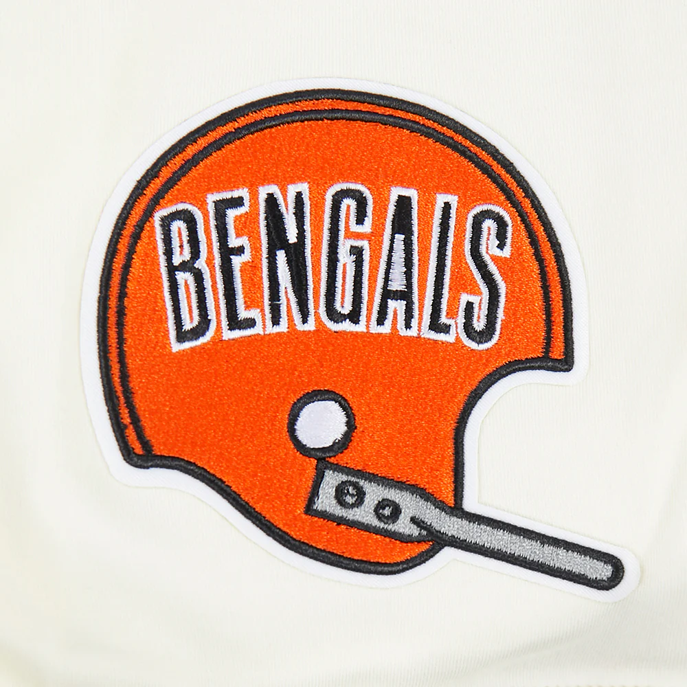 NFL CINCINNATI BENGALS RETRO CLASSIC MEN'S TEE (EGGSHELL/ BLACK) - Image 7