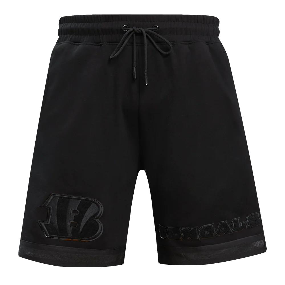 NFL CINCINNATI BENGALS TRIPLE BLACK MEN'S SHORT (TRIPLE BLACK) - Image 2