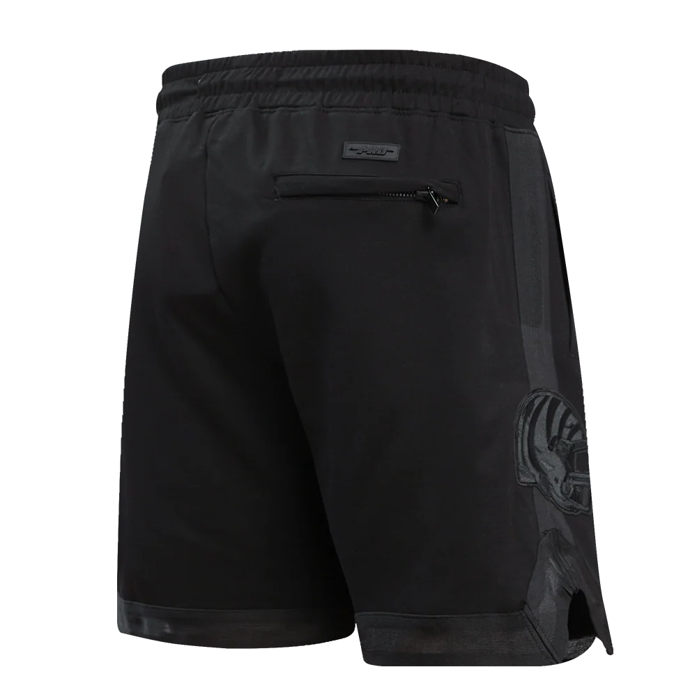 NFL CINCINNATI BENGALS TRIPLE BLACK MEN'S SHORT (TRIPLE BLACK) - Image 3