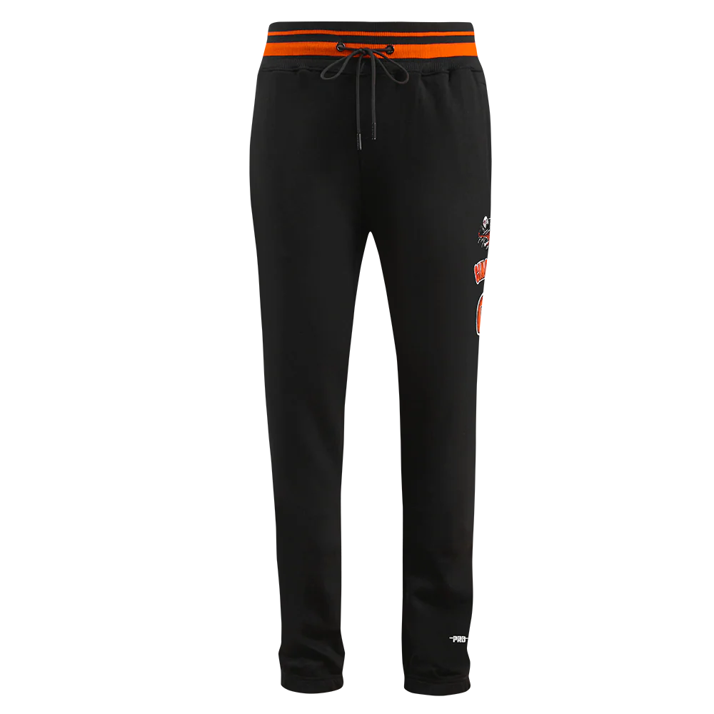 NFL CINCINNATI BENGALS RETRO CLASSIC MEN'S SWEATPANT (BLACK/ORANGE) - Image 2