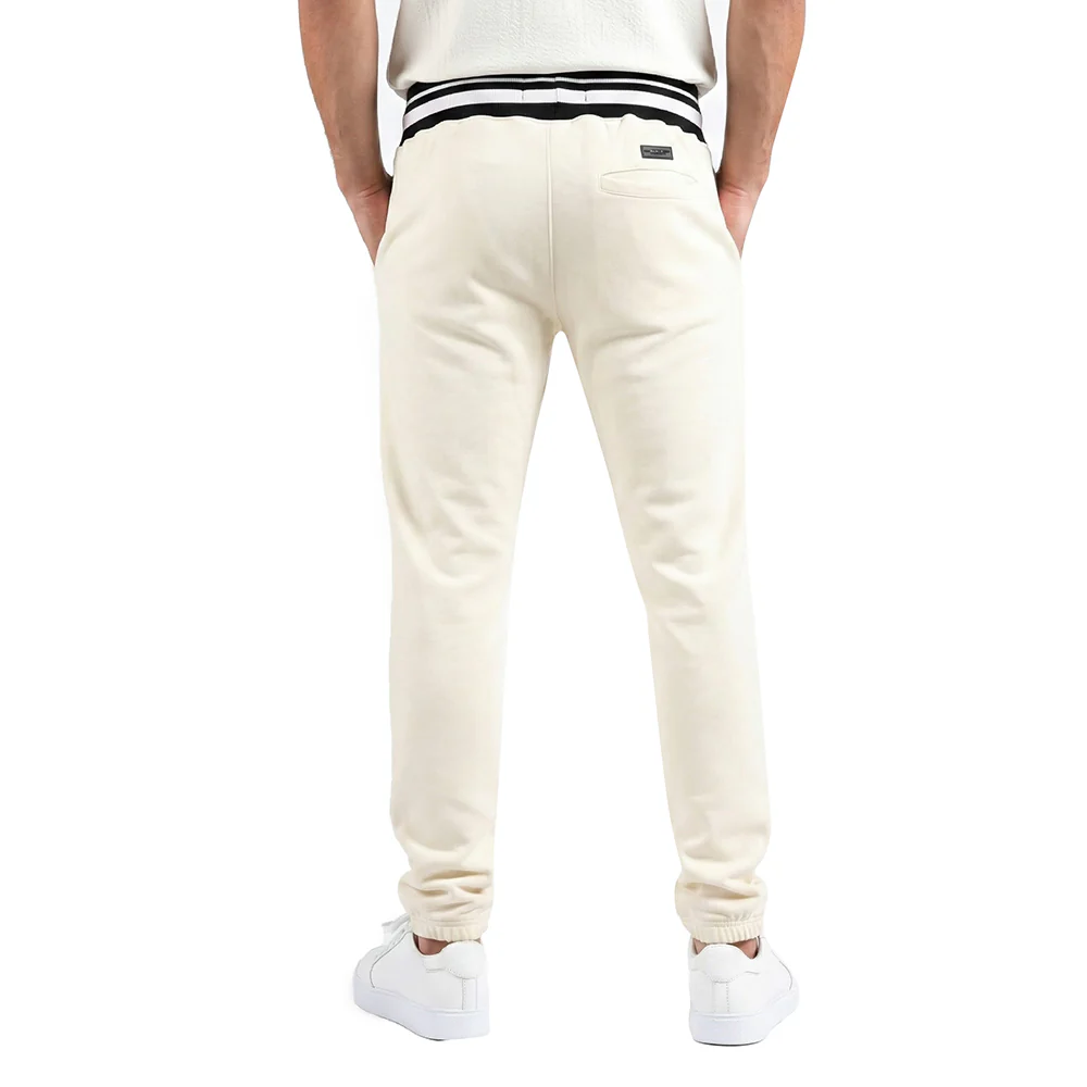 NFL CINCINNATI BENGALS RETRO CLASSIC MEN'S SWEATPANT (EGGSHELL/ BLACK) - Image 3