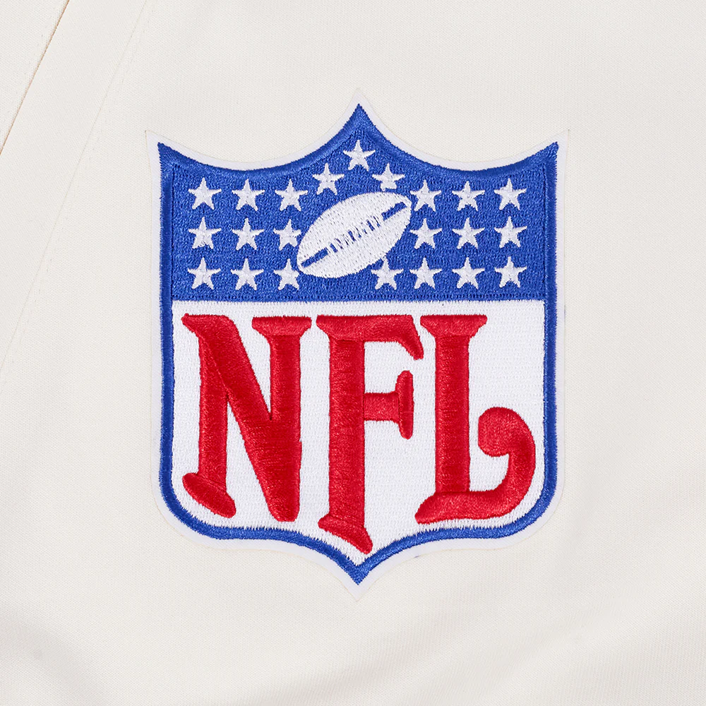NFL CINCINNATI BENGALS PRO GAME DAY MEN'S RETRO JACKET (EGGSHELL/TAUPE/EGGSHELL) - Image 4