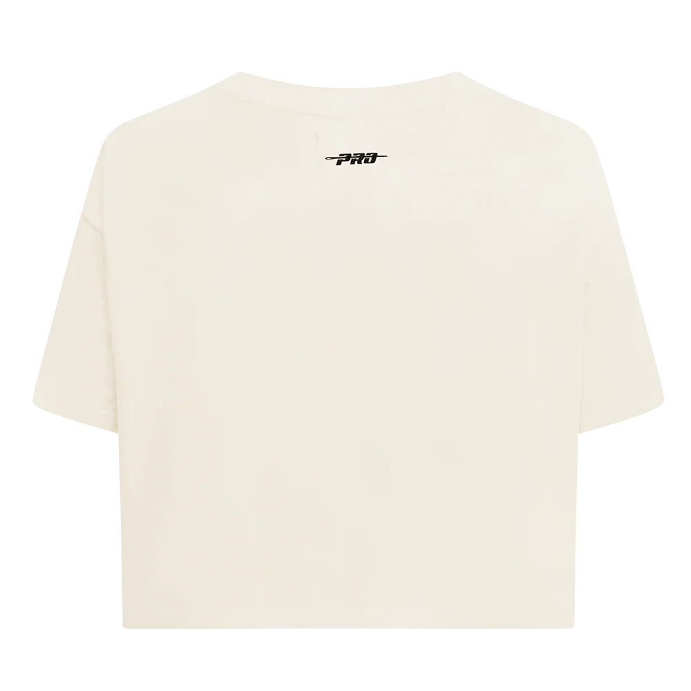 NFL CINCINNATI BENGALS RETRO CLASSIC WOMEN'S BOXY TEE (EGGSHELL) - Image 3