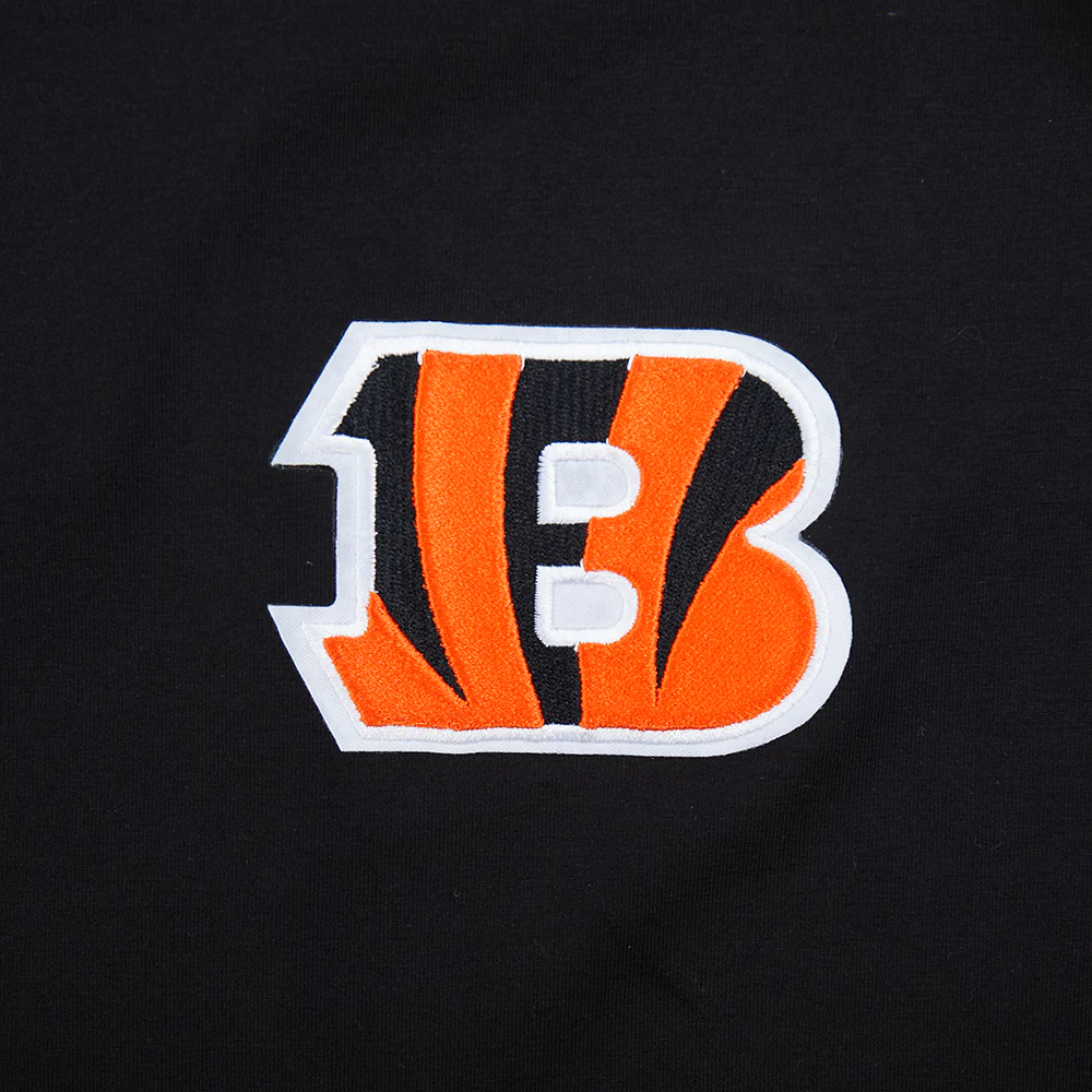NFL CINCINNATI BENGALS WINGSPAN WOMEN'S SJ BOXY TEE (BLACK) - Image 8