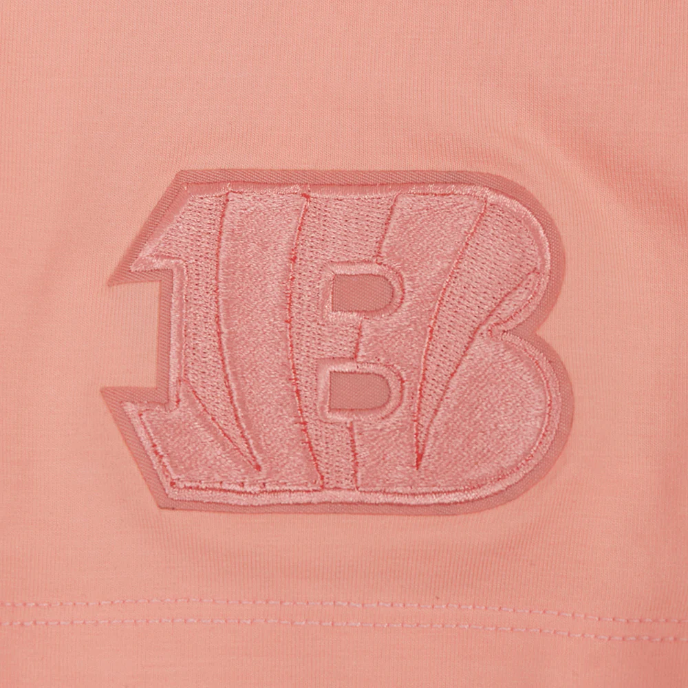 NFL CINCINNATI BENGALS NEUTRAL SINGLE JERSEY BOXY TEE (GUAVA) - Image 5