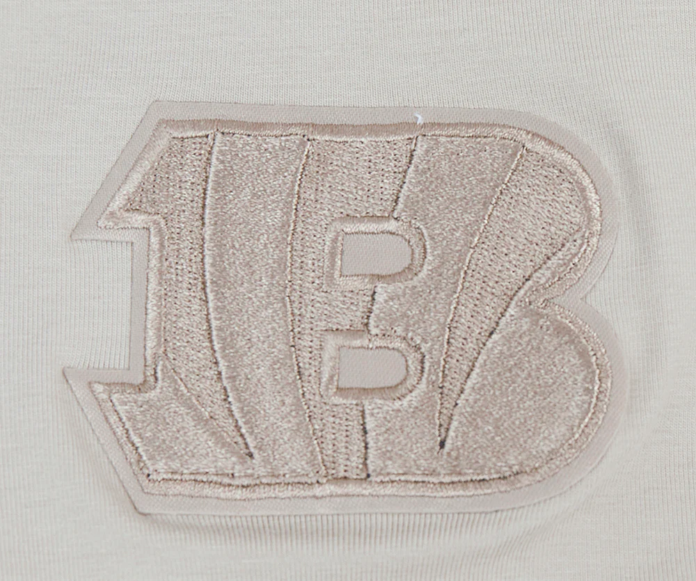 NFL CINCINNATI BENGALS NEUTRAL WOMEN'S BOXY TEE (TAUPE) - Image 6