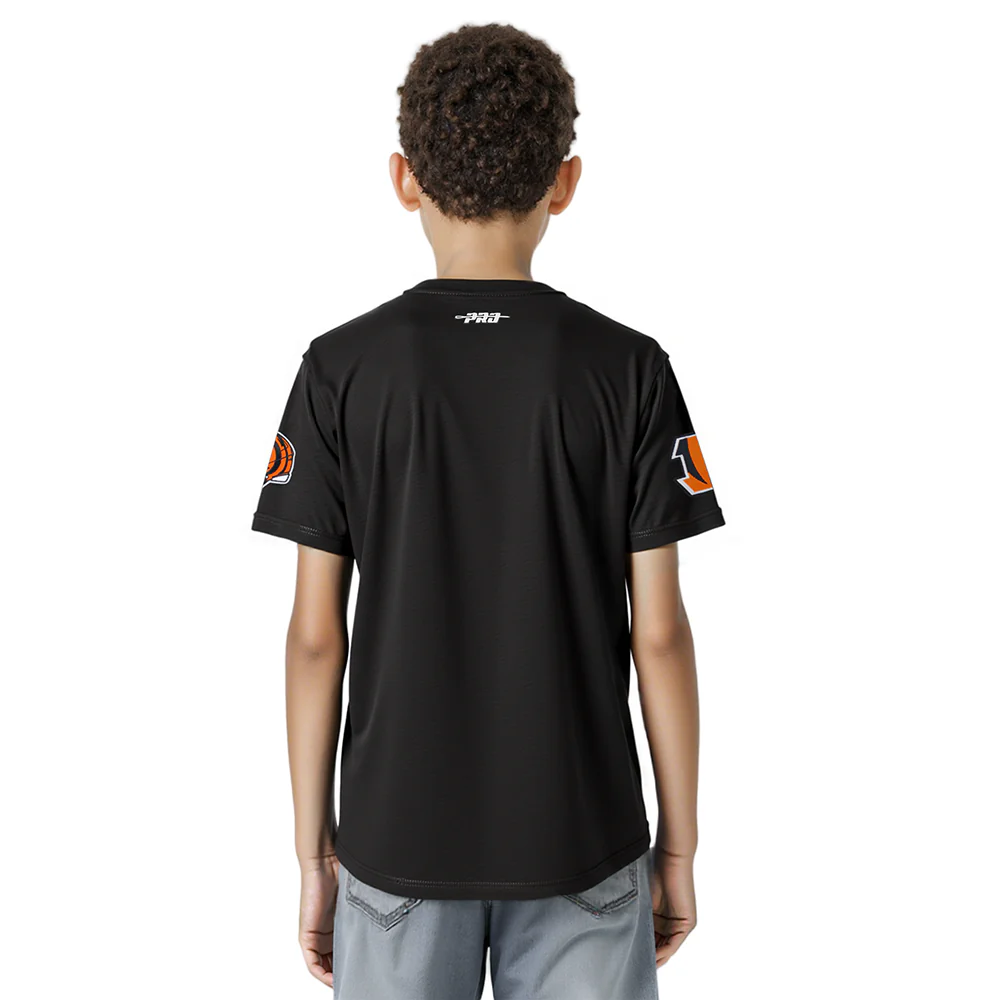 NFL CINCINNATI BENGALS CLASSIC BIG BOY'S SJ TEE (BLACK) - Image 2