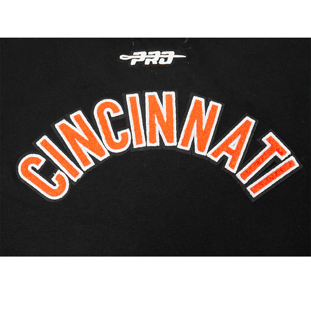 NFL CINCINNATI BENGALS CLASSIC BIG GIRLS SHORT SLEEVE BOXY TEE (BLACK) - Image 5