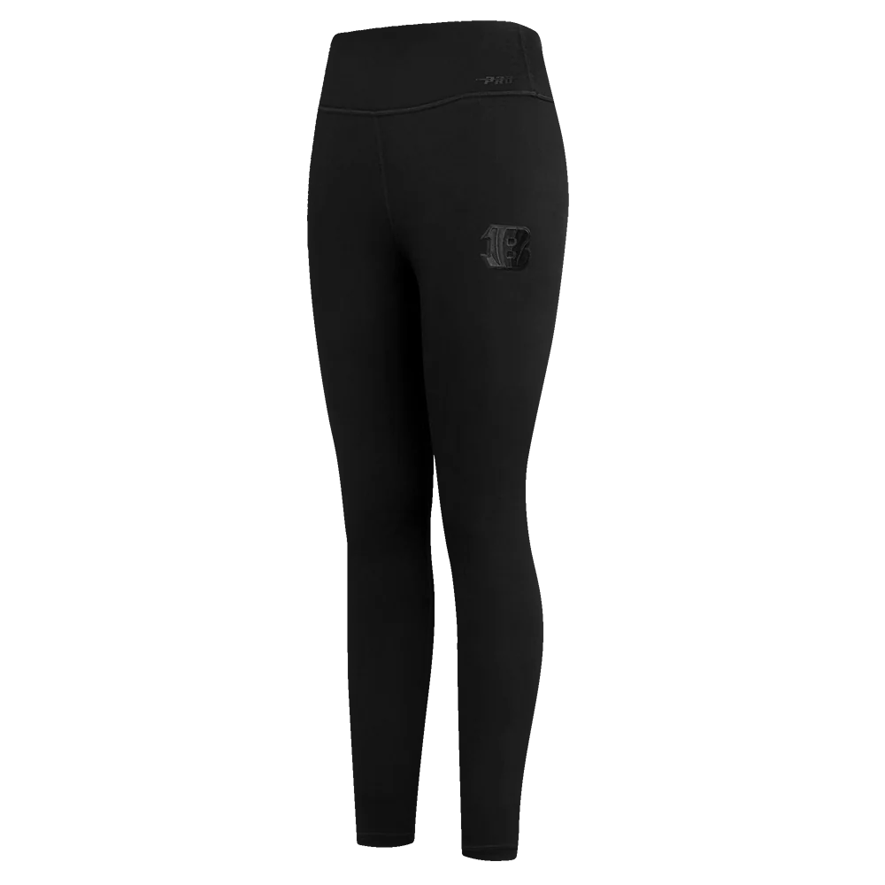 NFL CINCINNATI BENGALS NEUTRAL WOMEN'S JERSEY LEGGING (BLACK)