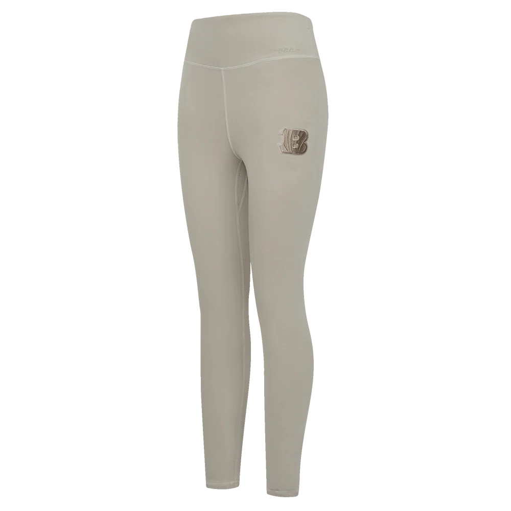 NFL CINCINNATI BENGALS NEUTRAL WOMEN'S JERSEY LEGGING (TAUPE)