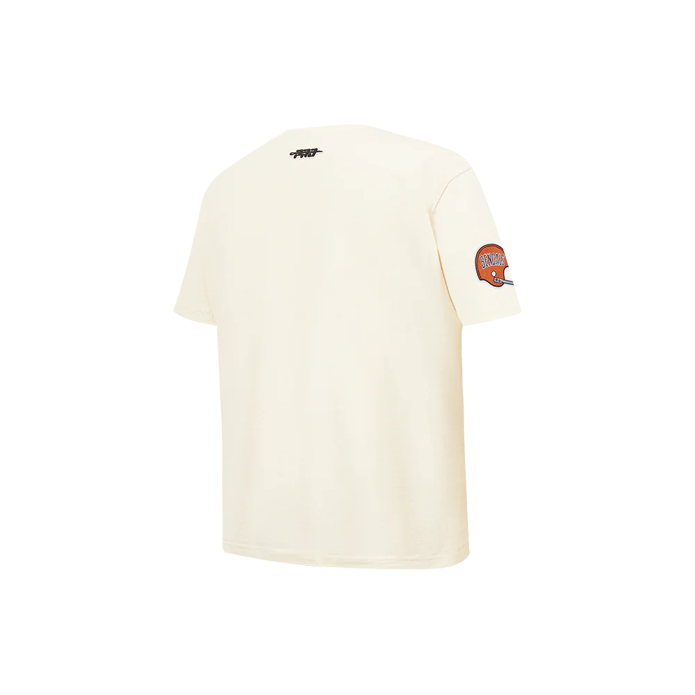 NFL CINCINNATI BENGALS RETRO CLASSIC LITTLE BOY'S SS TEE (EGGSHELL) - Image 4