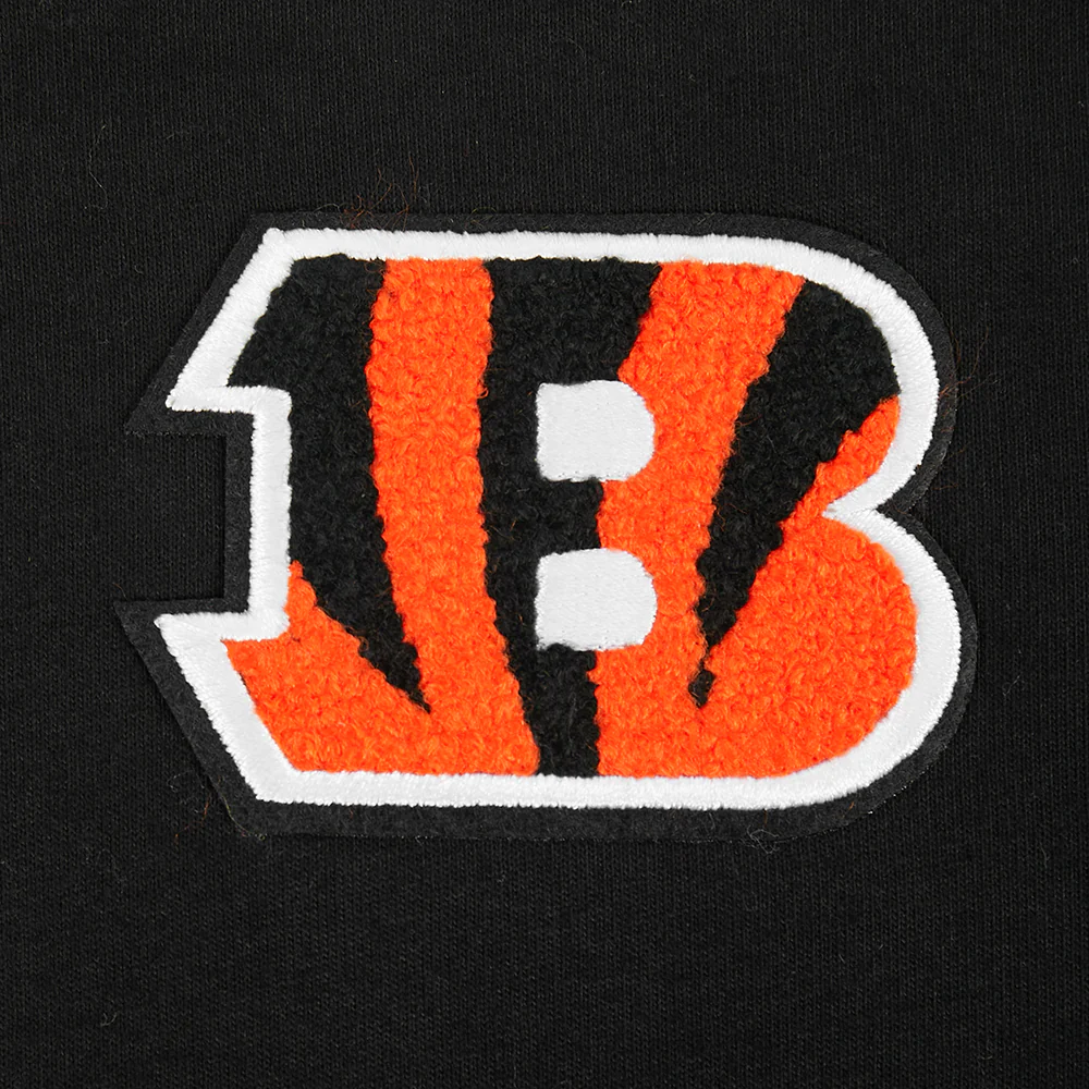 NFL CINCINNATI BENGALS CLASSIC LITTLE GIRLS SHORT SLEEVE BOXY TEE (BLACK) - Image 7