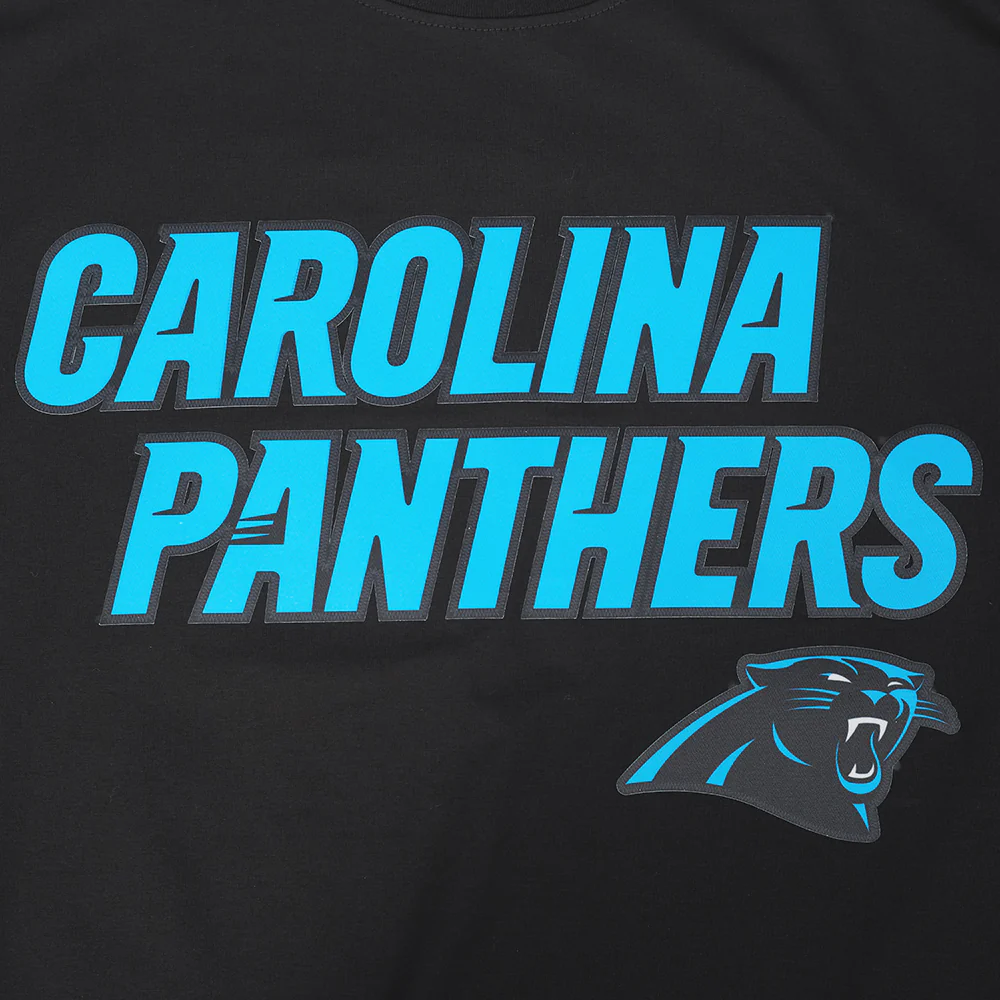 NFL CAROLINA PANTHERS CLASSIC MESH MEN'S SJ STRIPED TEE (BLACK) - Image 16
