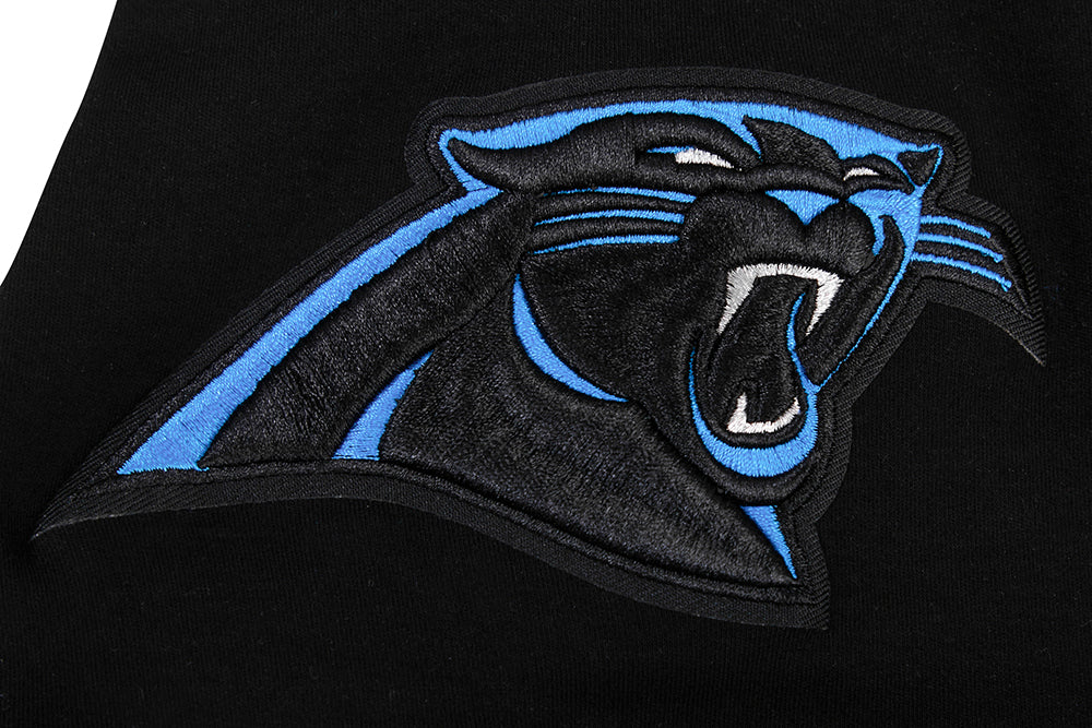NFL CAROLINA PANTHERS CLASSIC CHENILLE MEN'S TEE (BLACK) - Image 7
