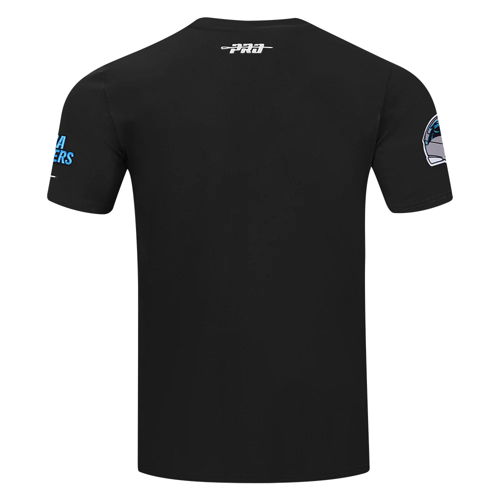 NFL CAROLINA PANTHERS MASHUP MEN'S TEE (BLACK) - Image 3