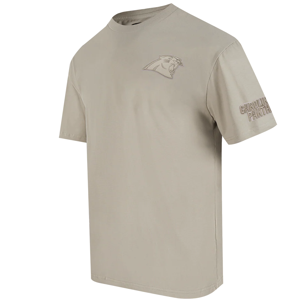 NFL CAROLINA PANTHERS NEUTRAL MEN'S CJ DROP SHOULDER TEE (TAUPE) - Image 12