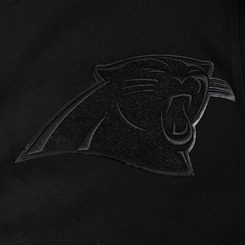 NFL CAROLINA PANTHERS TRIPLE BLACK MEN'S DK FZ HOODIE (TRIPLE BLACK) - Image 18