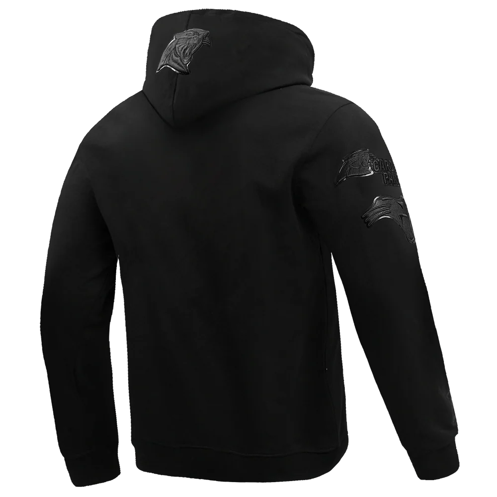 NFL CAROLINA PANTHERS TRIPLE BLACK PO HOODIE (TRIPLE BLACK) - Image 3