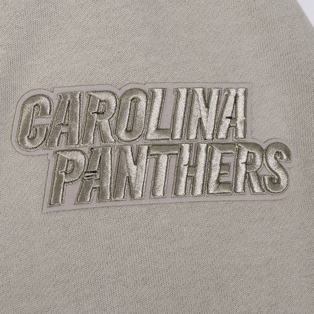 NFL CAROLINA PANTHERS NEUTRAL MEN'S DROP SHOULDER FLC CREWNECK (TAUPE) - Image 16