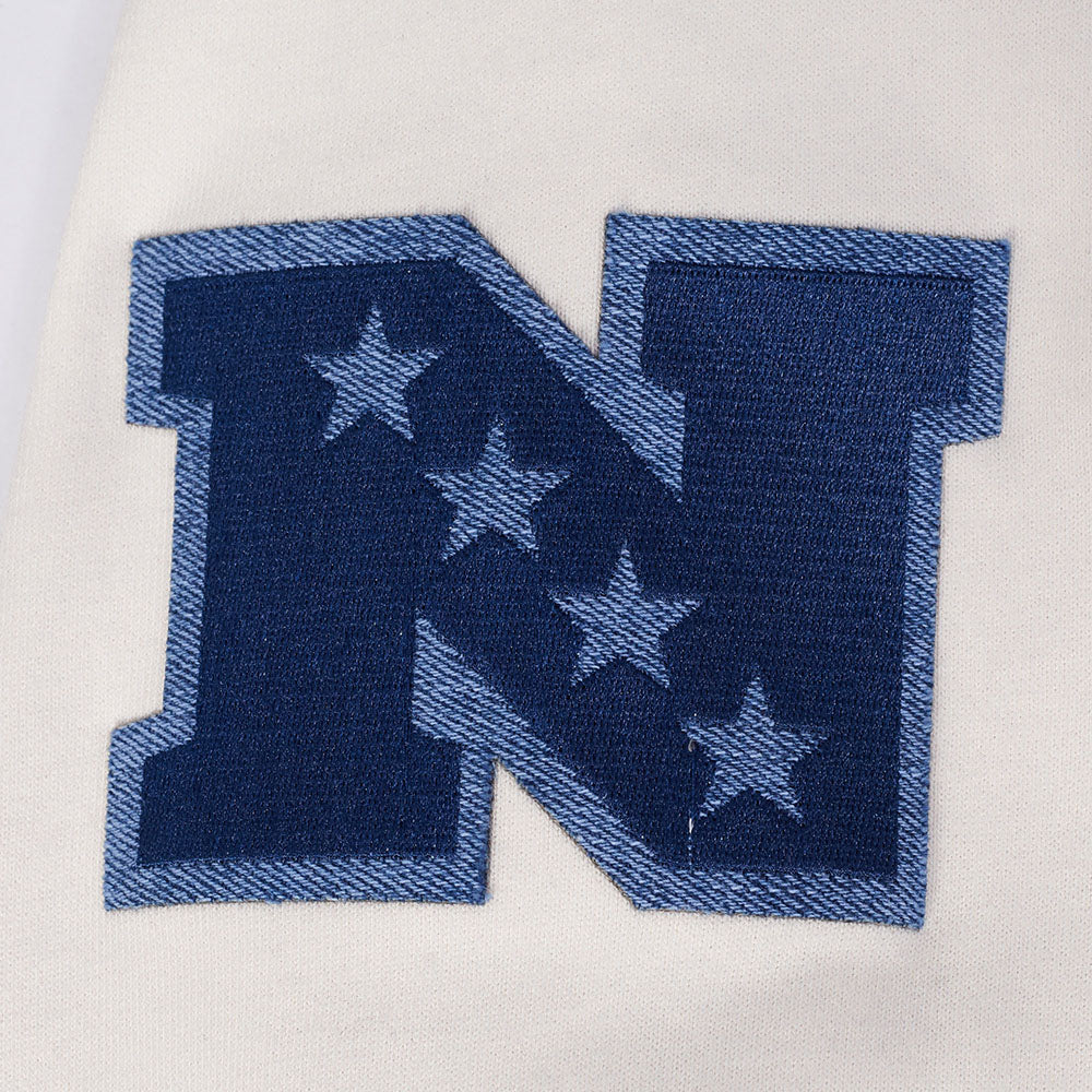 NFL CAROLINA PANTHERS VARSITY BLUES MEN'S FLC PO HOODIE (LINEN) - Image 16