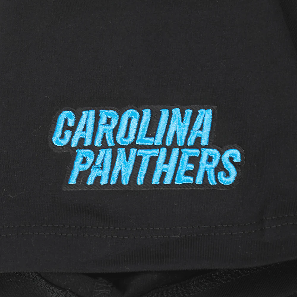 NFL CAROLINA PANTHERS SCRIPT TAIL WOMEN'S SJ BOXY TEE (BLACK) - Image 14