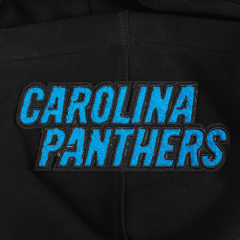 NFL CAROLINA PANTHERS CLASSIC BIG BOYS FLEECE PULLOVER HOODIE (BLACK) - Image 3