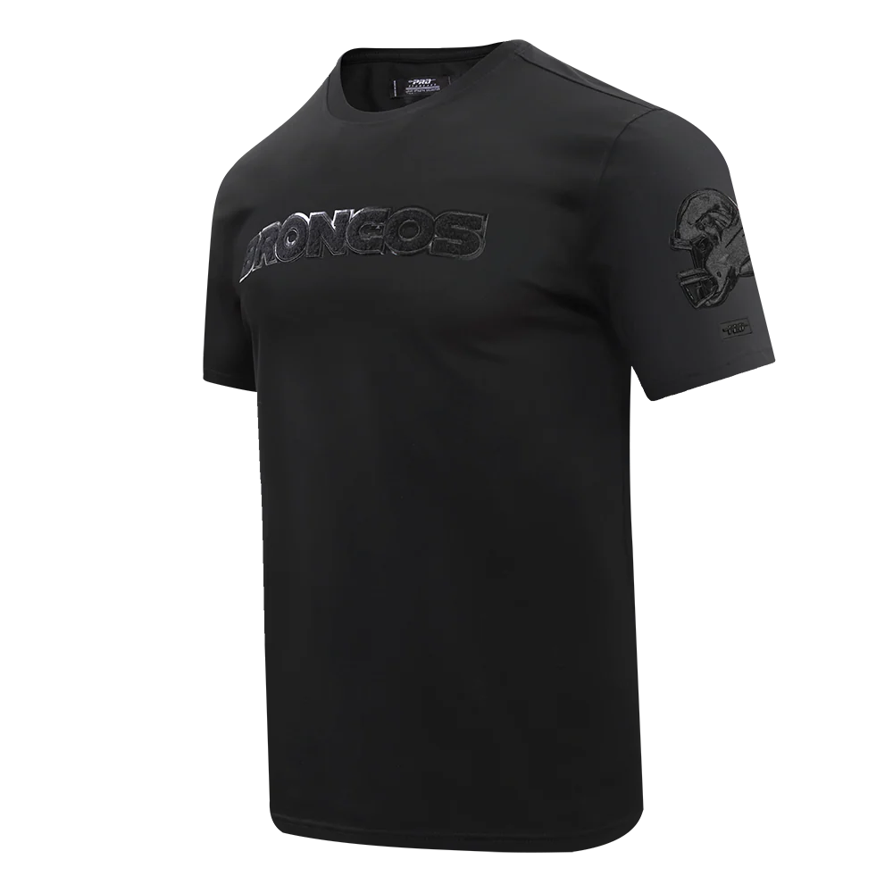 NFL DENVER BRONCOS TRIPLE BLACK MEN'S   TEE (TRIPLE BLACK) - Image 2
