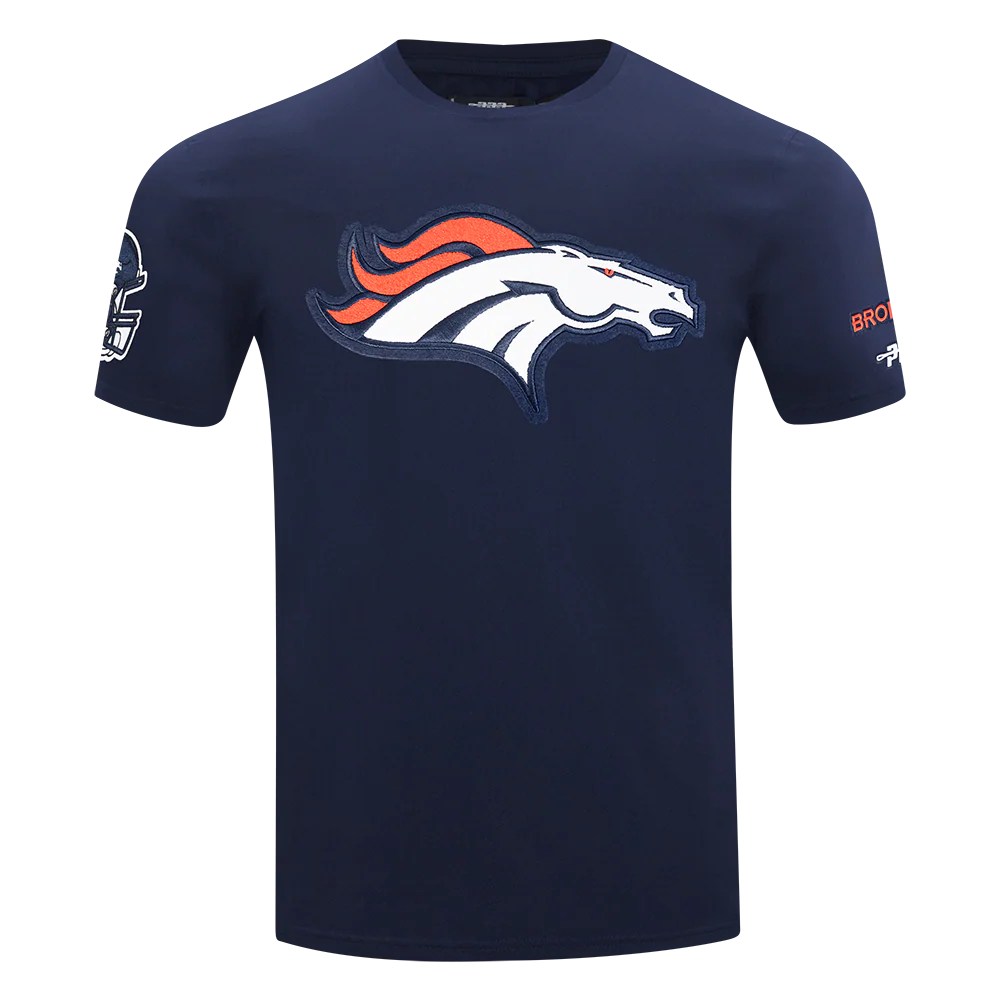NFL DENVER BRONCOS MASHUP MEN'S TEE (MIDNIGHT NAVY) - Image 3