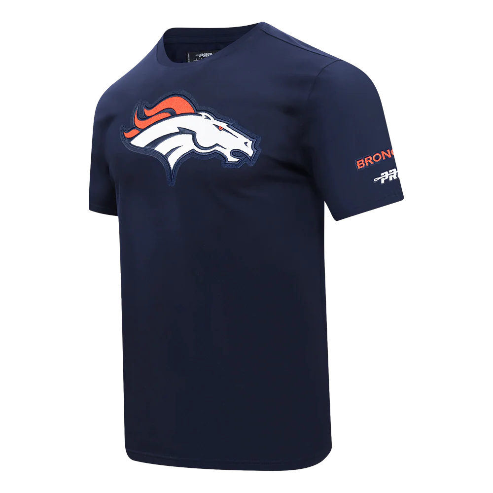 NFL DENVER BRONCOS MASHUP MEN'S TEE (MIDNIGHT NAVY) - Image 4