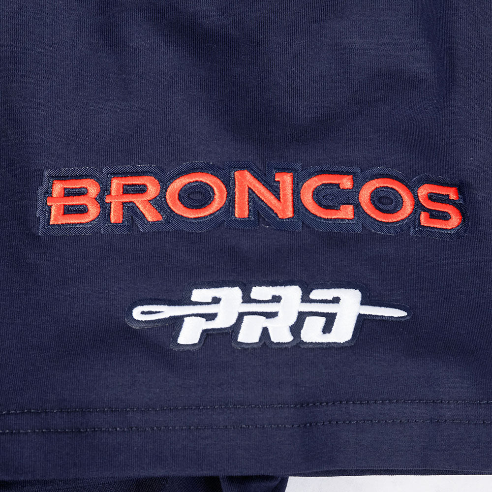 NFL DENVER BRONCOS MASHUP MEN'S TEE (MIDNIGHT NAVY) - Image 9