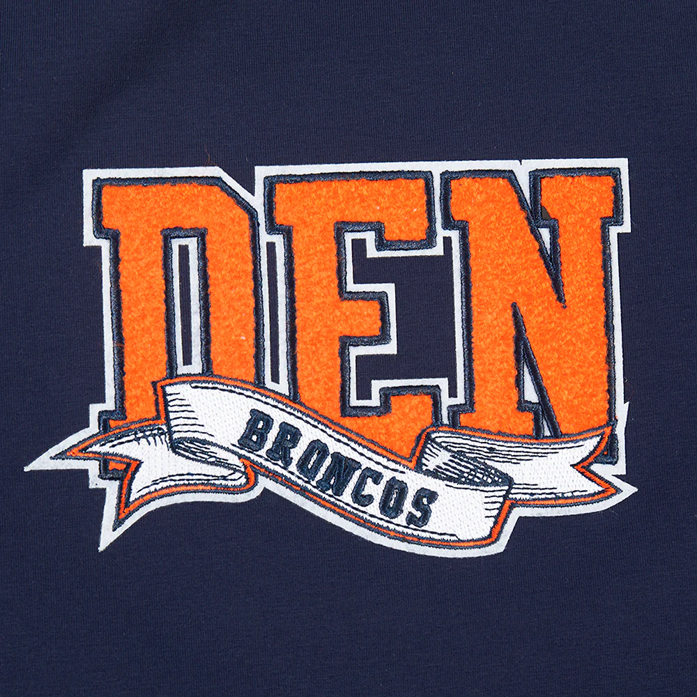 NFL DENVER BRONCOS TEAM PENNATS MEN'S SJ TEE (MIDNIGHT NAVY) - Image 7