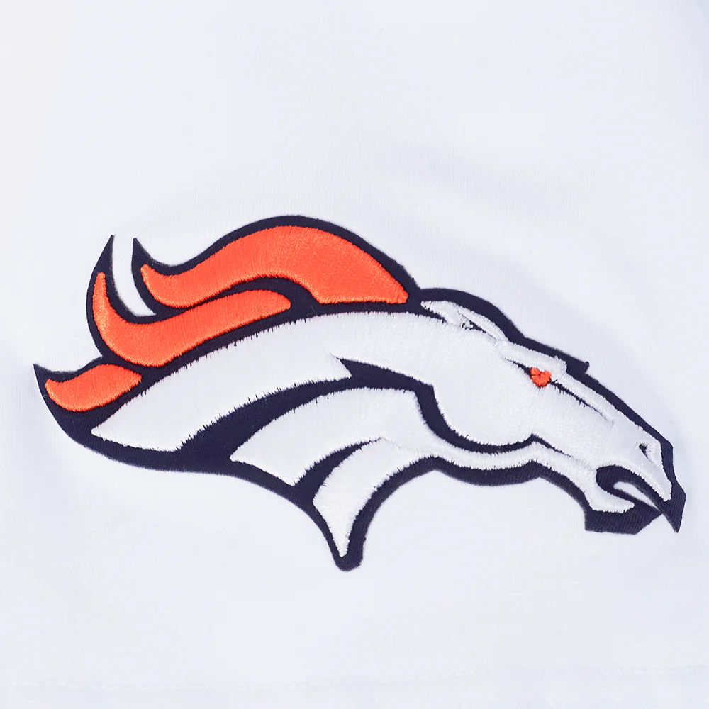 NFL DENVER BRONCOS TEAM PENNATS MEN'S WORDMARK SJ TEE (WHITE) - Image 5