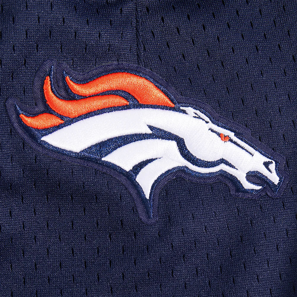 NFL DENVER BRONCOS LOGO MESH MEN'S SHORT (MIDNIGHT NAVY/ORANGE) - Image 12