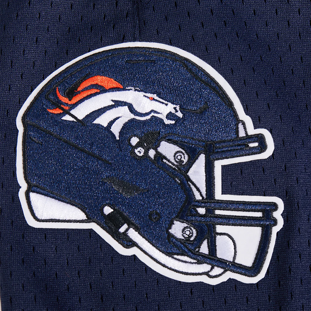 NFL DENVER BRONCOS LOGO MESH MEN'S SHORT (MIDNIGHT NAVY/ORANGE) - Image 9