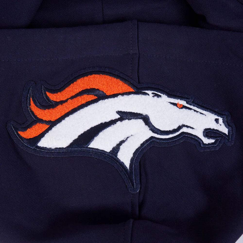 NFL DENVER BRONCOS MASHUP MEN'S RIB PULLOVER HOODIE (MIDNIGHT NAVY/ORANGE/MIDNIGHT NAVY) - Image 5