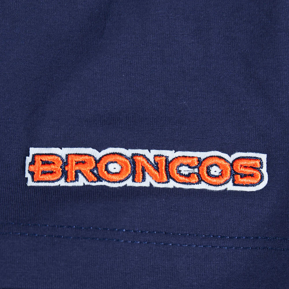NFL DENVER BRONCOS SCRIPT TAIL WOMEN'S SJ BOXY TEE (MIDNIGHT NAVY) - Image 8