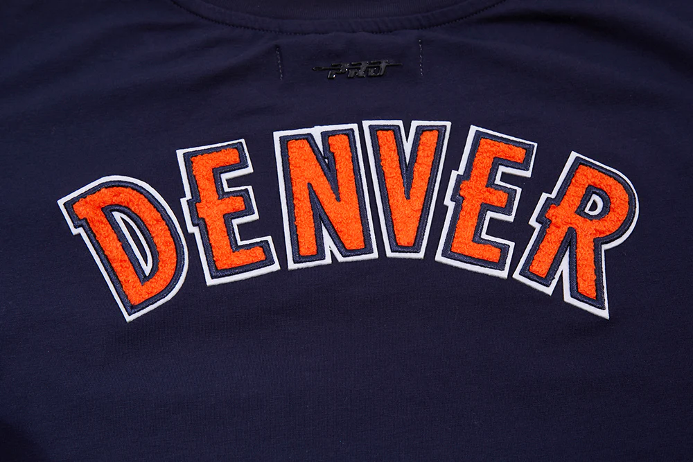 NFL DENVER BRONCOS CLASSIC WOMEN'S SINGLE JERSEY BOXY TEE (MIDNIGHT NAVY) - Image 7