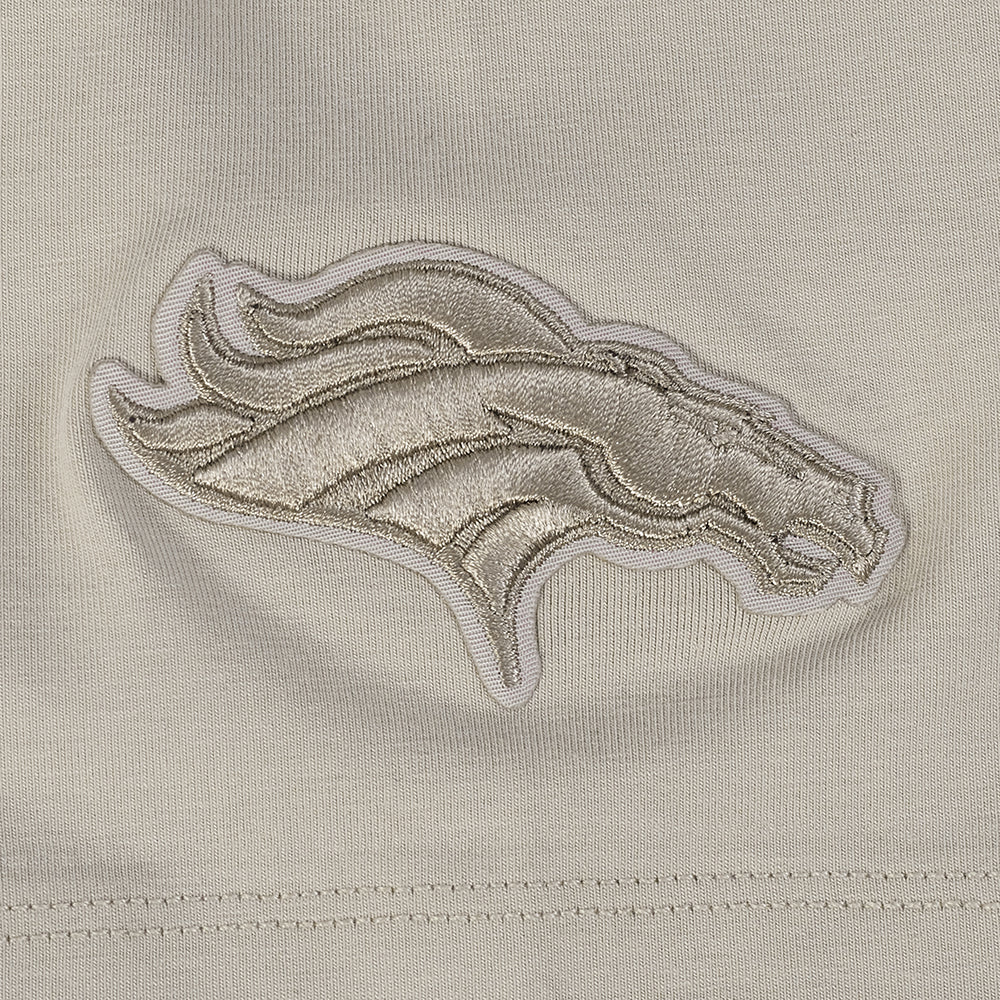 NFL DENVER BRONCOS NEUTRAL WOMEN'S S/S BOXY TEE (TAUPE) - Image 6