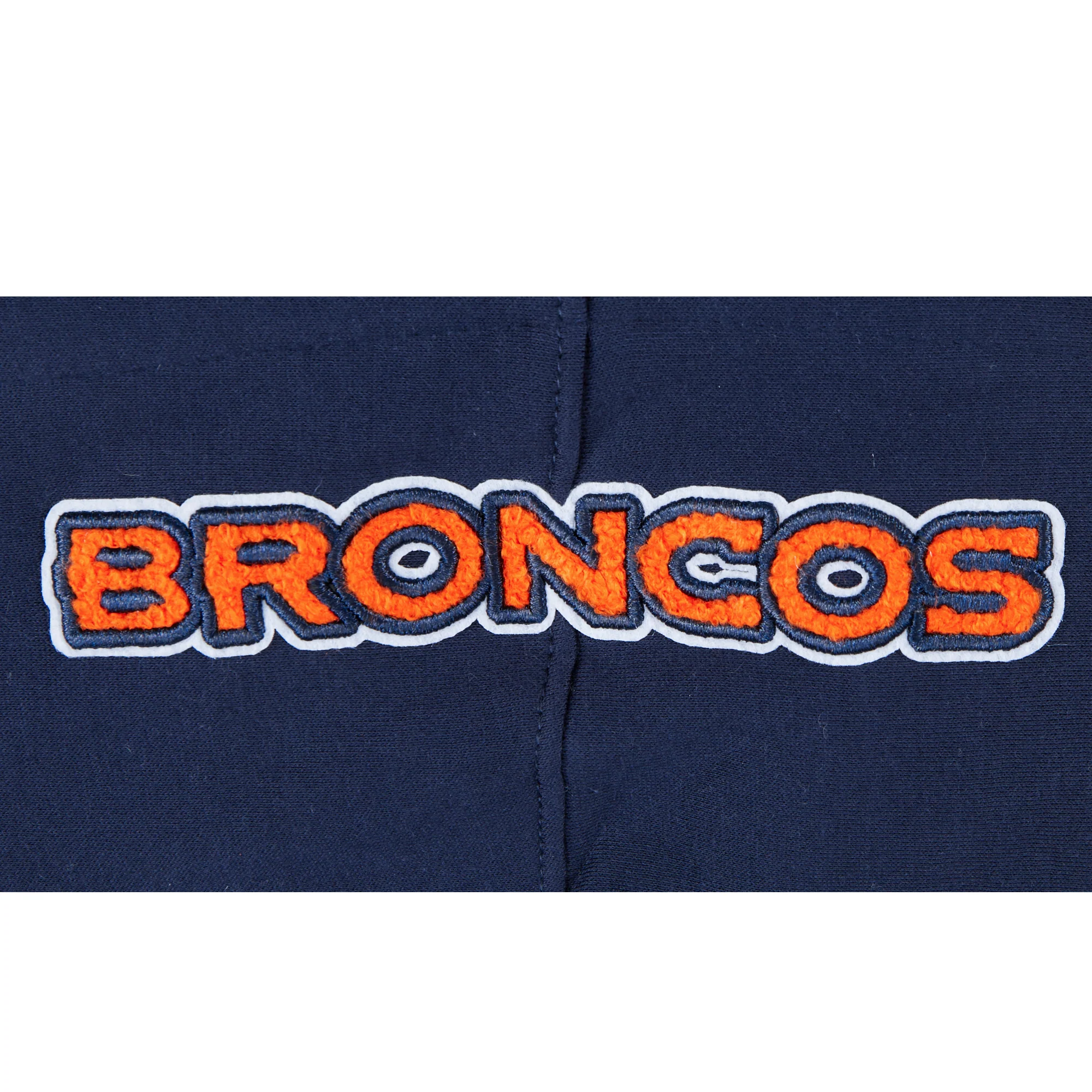 NFL DENVER BRONCOS CLASSIC BIG BOYS FLEECE PULLOVER HOODIE (MIDNIGHT NAVY) - Image 5