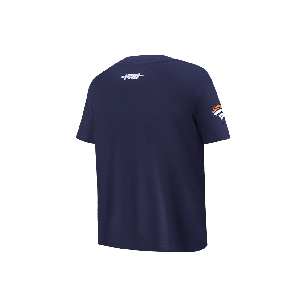 NFL DENVER BRONCOS CLASSIC LITTLE BOY'S SS TEE (MIDNIGHT NAVY) - Image 4