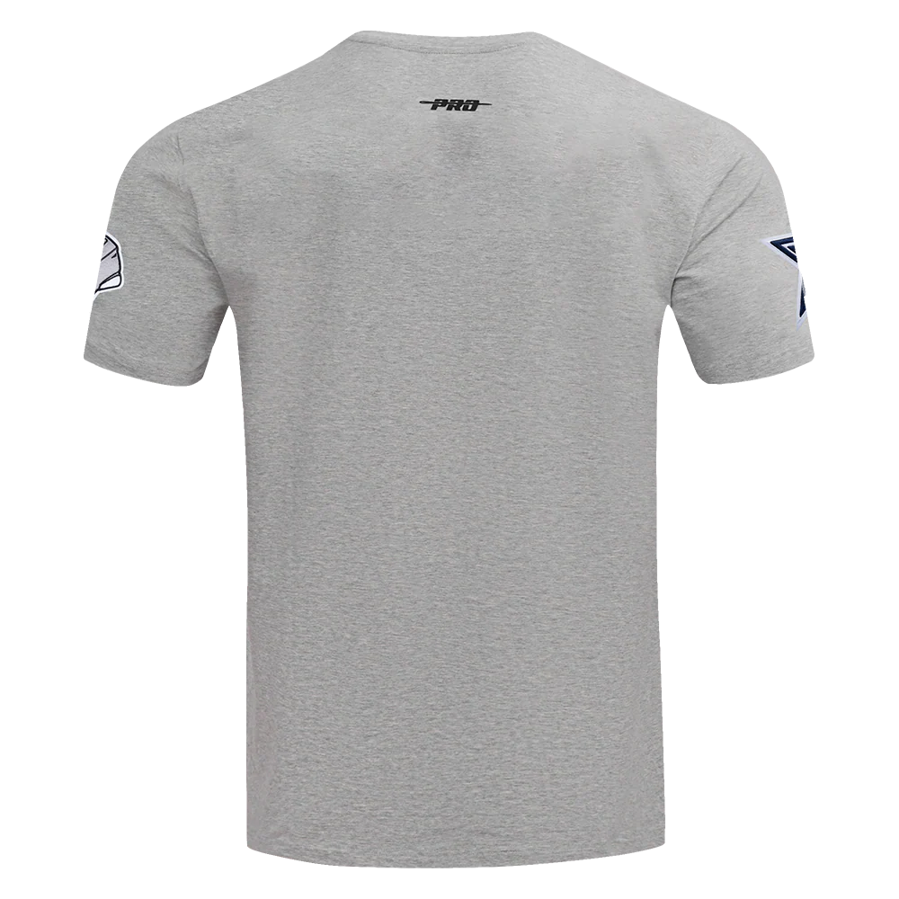 NFL DALLAS COWBOYS SCRIPT TAIL MEN'S   TEE (HEATHER GREY) - Image 4
