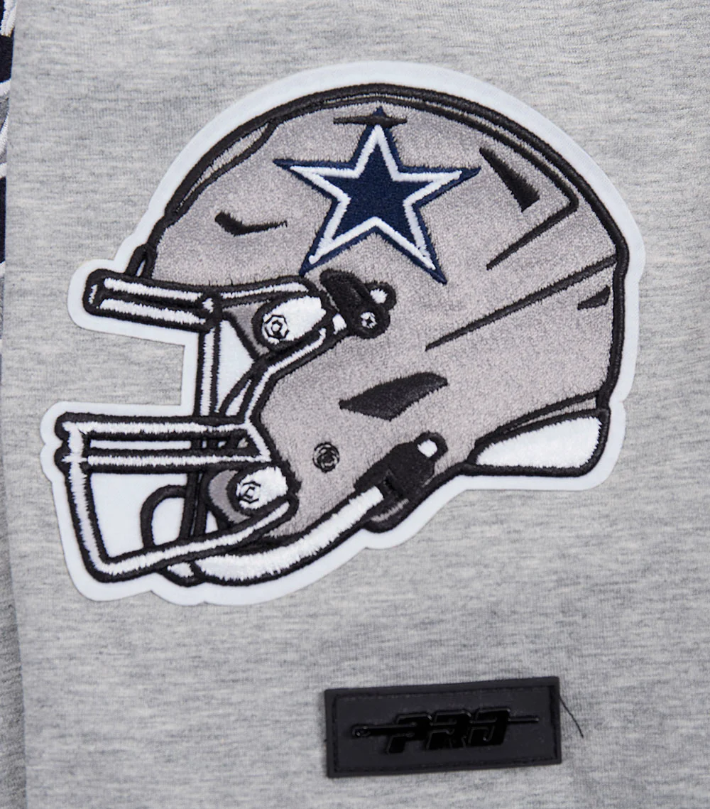 NFL DALLAS COWBOYS SCRIPT TAIL MEN'S   TEE (HEATHER GREY) - Image 7