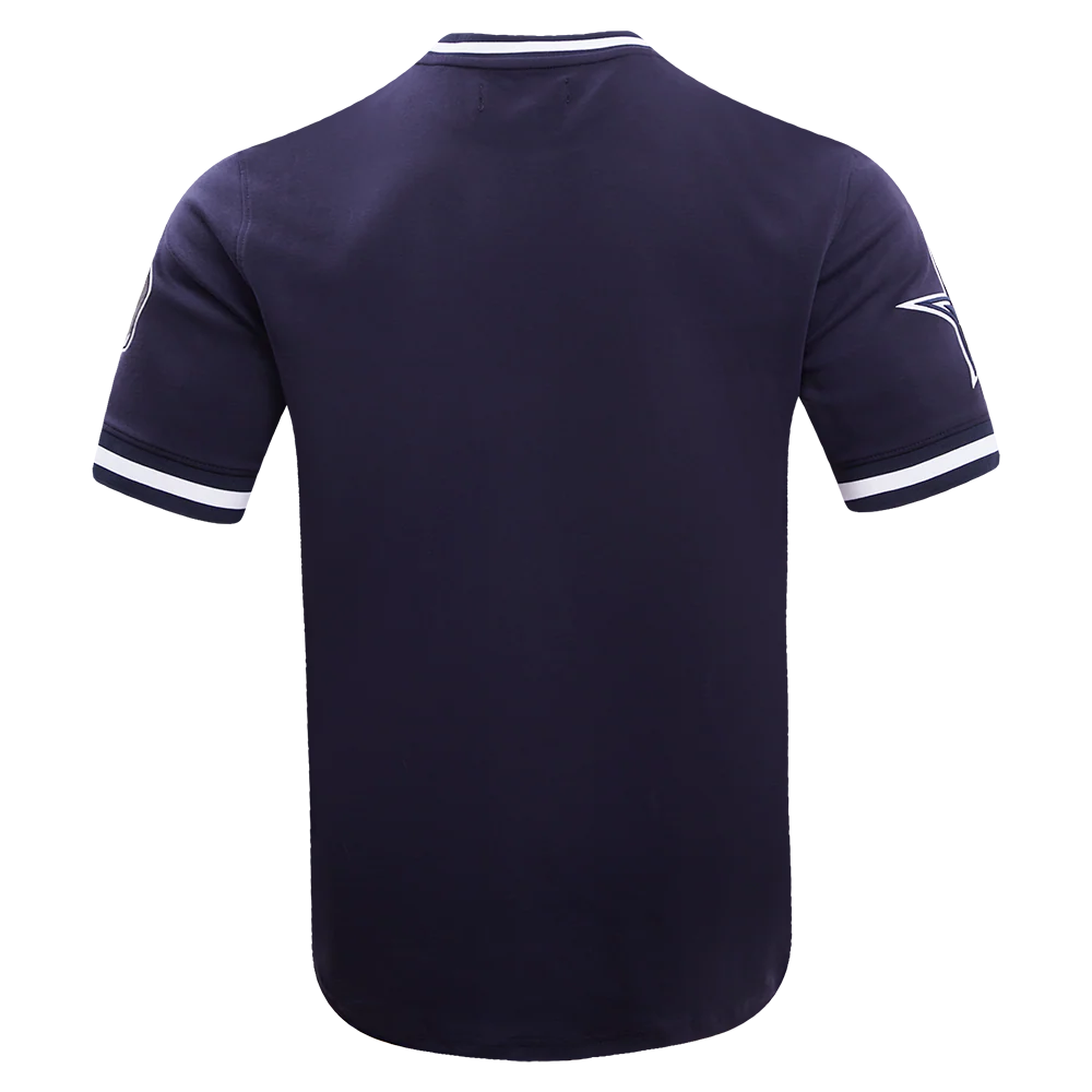 NFL DALLAS COWBOYS CLASSIC CHENILLE DOUBLE KNIT TEE (MIDNIGHT NAVY) - Image 3