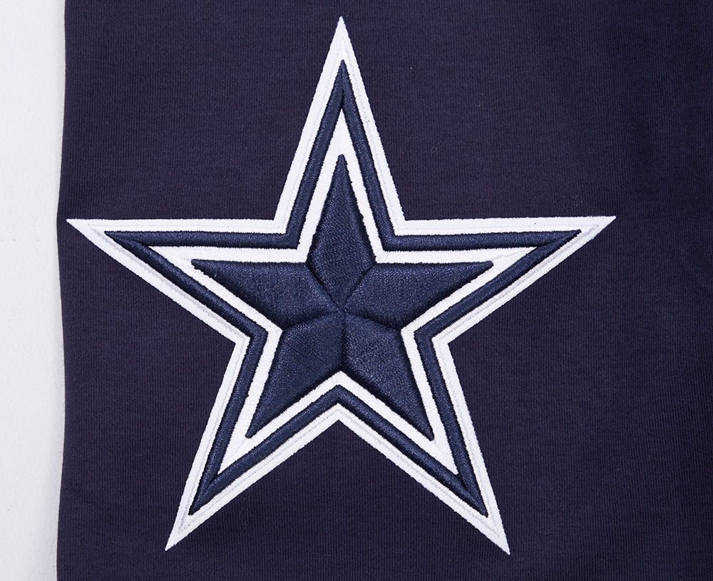 NFL DALLAS COWBOYS CLASSIC CHENILLE DOUBLE KNIT TEE (MIDNIGHT NAVY) - Image 7