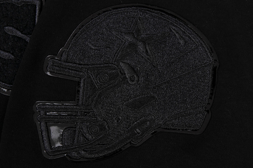 NFL DALLAS COWBOYS TRIPLE BLACK MEN'S TEE (BLACK) - Image 7