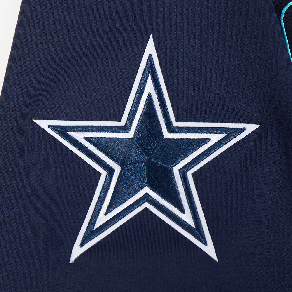 NFL DALLAS COWBOYS ECHO LOGO MEN'S SINGLE JERSEY TEE (MIDNIGHT NAVY) - Image 6