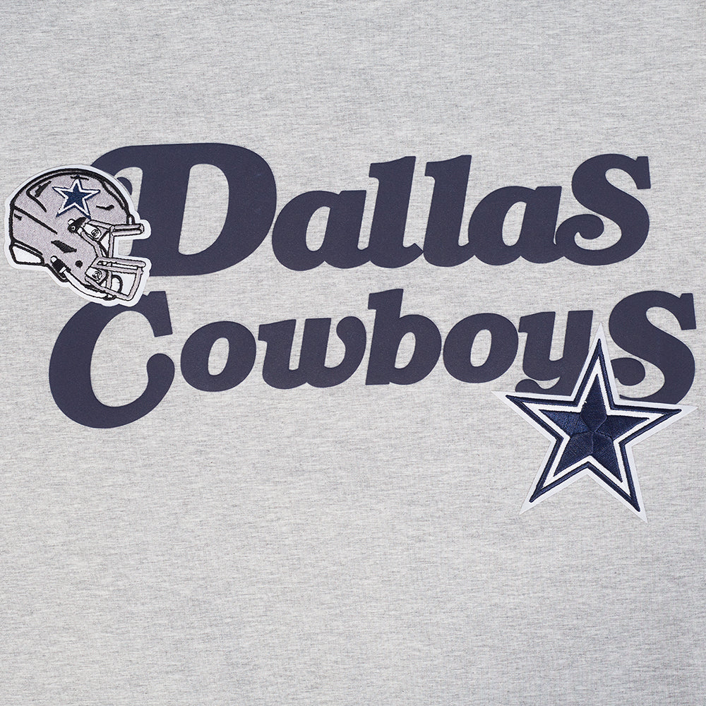 NFL DALLAS COWBOYS SOUVENIR MEN'S SINGLE JERSEY TEE (HEATHER GREY) - Image 9